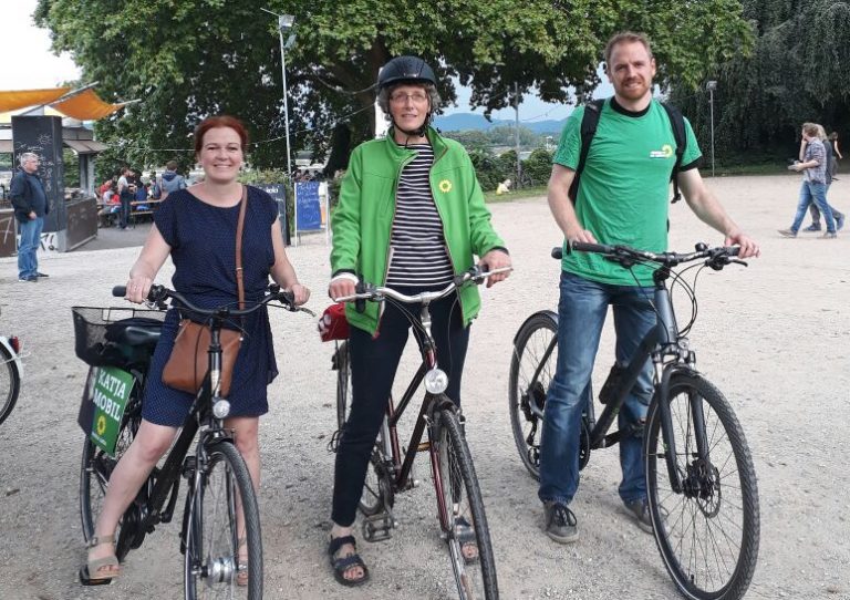 Für besseren Radverkehr: Tour mit Katja und Lisa