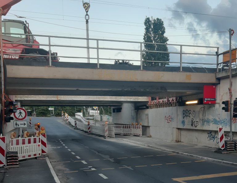S 13 – Baustelle in Sankt Augustin: GRÜNE fordern Erklärung von Deutscher Bahn