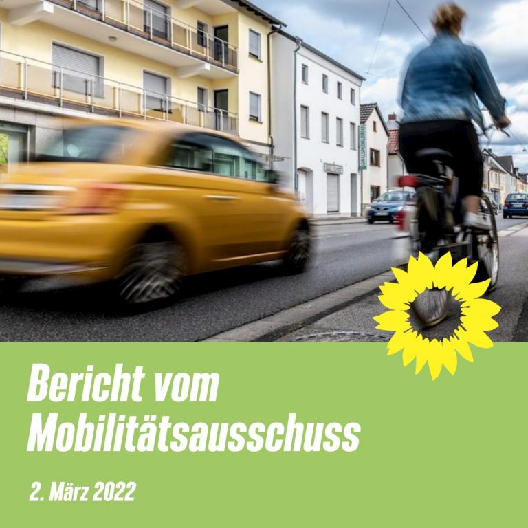 Bericht vom Sankt Augustiner Mobilitätsausschuss am 2. März