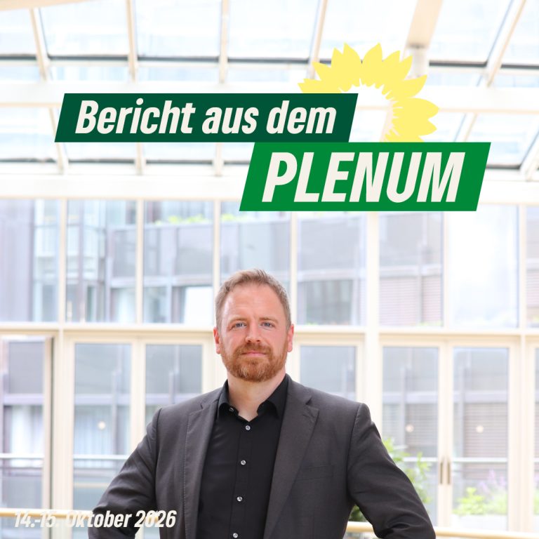 Bericht aus dem Plenum 14.-15.10.2026 