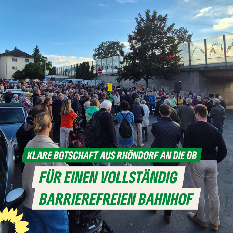 Für einen vollständig barrierefreien Bahnhof Rhöndorf